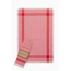 Hermia Set 5 kuhinjskih krpa Crveni