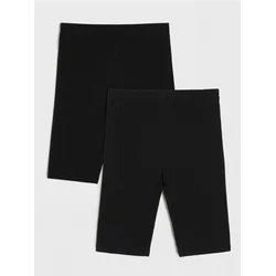 Sinsay - Biciklistički šortsevi 2 pack - crno