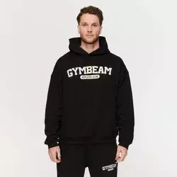 GymBeam Varsity Hoodie Black
