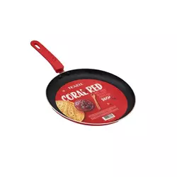 TEXELL Tiganj za palačinke Coral Red 26 cm