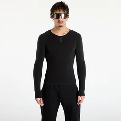 Majice Rapha Mens Long Sleeve Merino Base Layer Black S