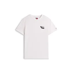 Tommy Jeans Majica črna/bela