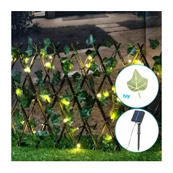 Aigostar - LED solarni niz 56xLED/2x0,4m IP65 topla bela ivy