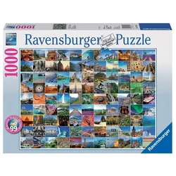 Ravensburger puzzle 99 Most Beautiful Places on Earth 1000pcs RA19371