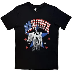 Jimi Hendrix Flag Black M Majica