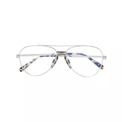 Brioni - aviator eyeglasses - men - Silver