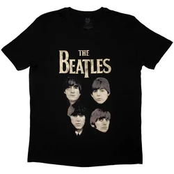 The Beatles 4 Heads Black M Majica