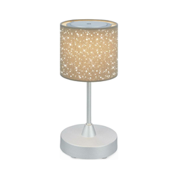 Brilo - LED prigušiva punjiva stona lampa LOLE LED/3W/5V IP44 srebrna