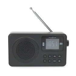 Nedis RDFM2225BK - FM radio 2W/5V 1900 mAh