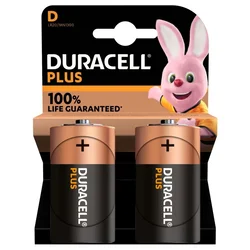 PLUS 100% EXTRA LIFE* D DURACELL