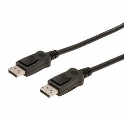 DIGITUS DisplayPort kabel 2m črn AK-340100-020-S