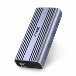 Zunanji NVM.2 SSD disk ohišje UTK USB 4, aluminijasto, sivo/črno