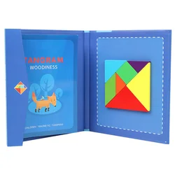 Magnetni tangram lesena igrača