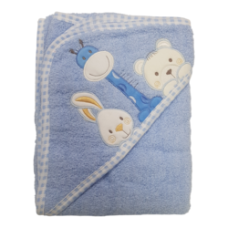 Peškir sa kapuljačom za bebe 100x100