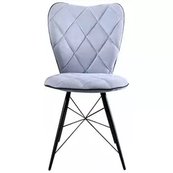 STOLICA plava metal, tekstil