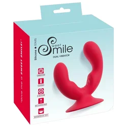 Sweet Smile Dual Vibrator Flexible Intimate System with Suction Cup Pink 54061450000