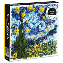 Galison - Puzzle Starry Night Petals - 500 kosov
