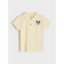 Sinsay - Polo majica sa dekorativnim vezom Mickey Mouse - krem