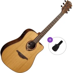 LAG Tramontane 118 T118DCE Basic SET Natural Elektroakustična dreadnought