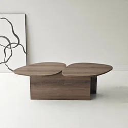 HANAH HOME Sto za dnevnu sobu Stones Walnut