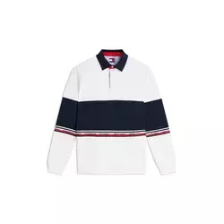 Tommy Jeans Majica  mornarska / rdeča / bela