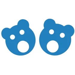 Matuska dena bear rings 160x38mm blue