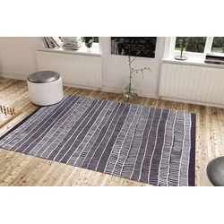 Conceptum Hypnose Tepih Ada Gönül -AL 296, 210x310 cm, Antracit-beli