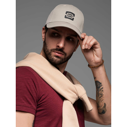 Ombre Mens logo baseball cap - ash