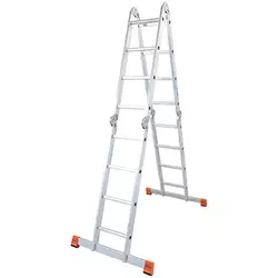 Krause Monto univerzalne zglobne merdevine Multimatic 4x4 gazišta 3,50 m - 120694