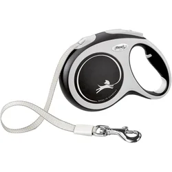 Flexi Povodac Comfort L Tape 5m - Crna