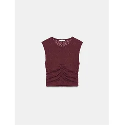 Dilvin Top burgund