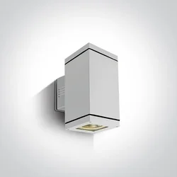 ZIDNA SVJETILJKA 2×E27/75W/PAR30/230V IP54 BIJELA
