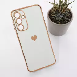 Maska Heart Frame za Samsung A16 5G/ A166B bela