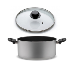 Piardi Home Šerpa sa poklopcem Fireworks Line 24 cm, 6.3l, Siva