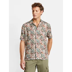 Bugatti Srajca 9253 58904A Pisana Slim Fit