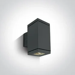 Cube-WL-Q 2x75W E27 PAR30, 100-240V, IP54, antracit