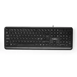 Nedis Žična tipkovnica | USB-A | Multimedija | QWERTY | ND Postavitev | Numerična tipkovnica