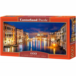 Castorland puzzla 600 Pcs The Grand Canal by Night, Venice 060245