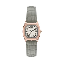 Fossil Ženski kvarcni sat Harlow, Belo-sivi