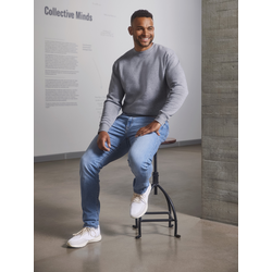 Authentic Russell grey mens sweatshirt