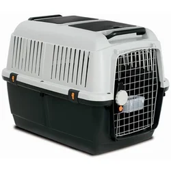 MP Bergamo Bracco Travel 5 Transporter za ljubimce sa metalnim vratima, 81x60x61.5cm, Sivo-crni