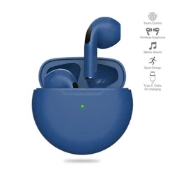Bluetooth slusalice Airpods T-phox Pro tamno plave HQ