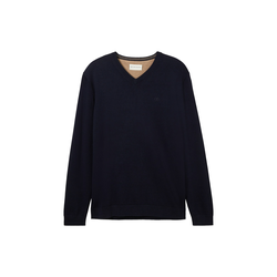 TOM TAILOR Pulover, modra