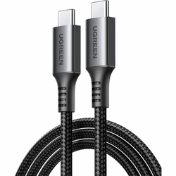 UGREEN US567 USB-C na USB-C kabel 60W 3A 1m sivi