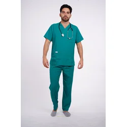 Pureboks Muški komplet medicinske uniforme, Zeleni