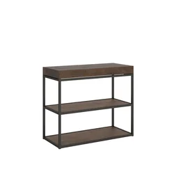 Ityhome Ityhome 90 x 77 konzolna miza rjava, (20847904)