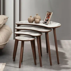 Hanah Home Set klub stolova Moon, 4 komada, Bela