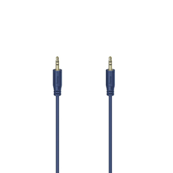 HAMA "Flexi-Slim" audio kabel, 3,5 mm Jack utikač, pozlaćen, plavi, 0,75 m