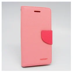 Maska na preklop Mercury za Samsung A7/A700 pink.