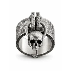 REYTEL Prstan REMORSE — Skull motif srebrna